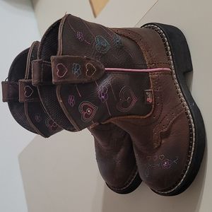 Justin Light up Girl Boots 11 1/2 D